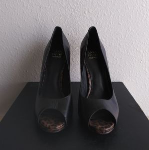 SAKS FIFTH AVENUE Peep Toe Pumps
